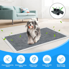 SONGYUAN charcoal puppy pads 24x36 size offers ample room for larger pets.