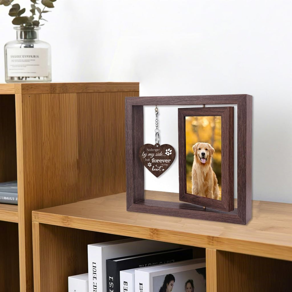 Soniuong rotating frame demonstrates easy two-photo switching.