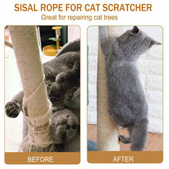 SONQUEEN cat scratcher post wrapped with sisal rope for durability