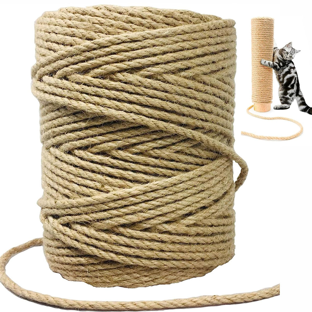 SONQUEEN sisal rope 4mm coil ready for cat scratcher replacement
