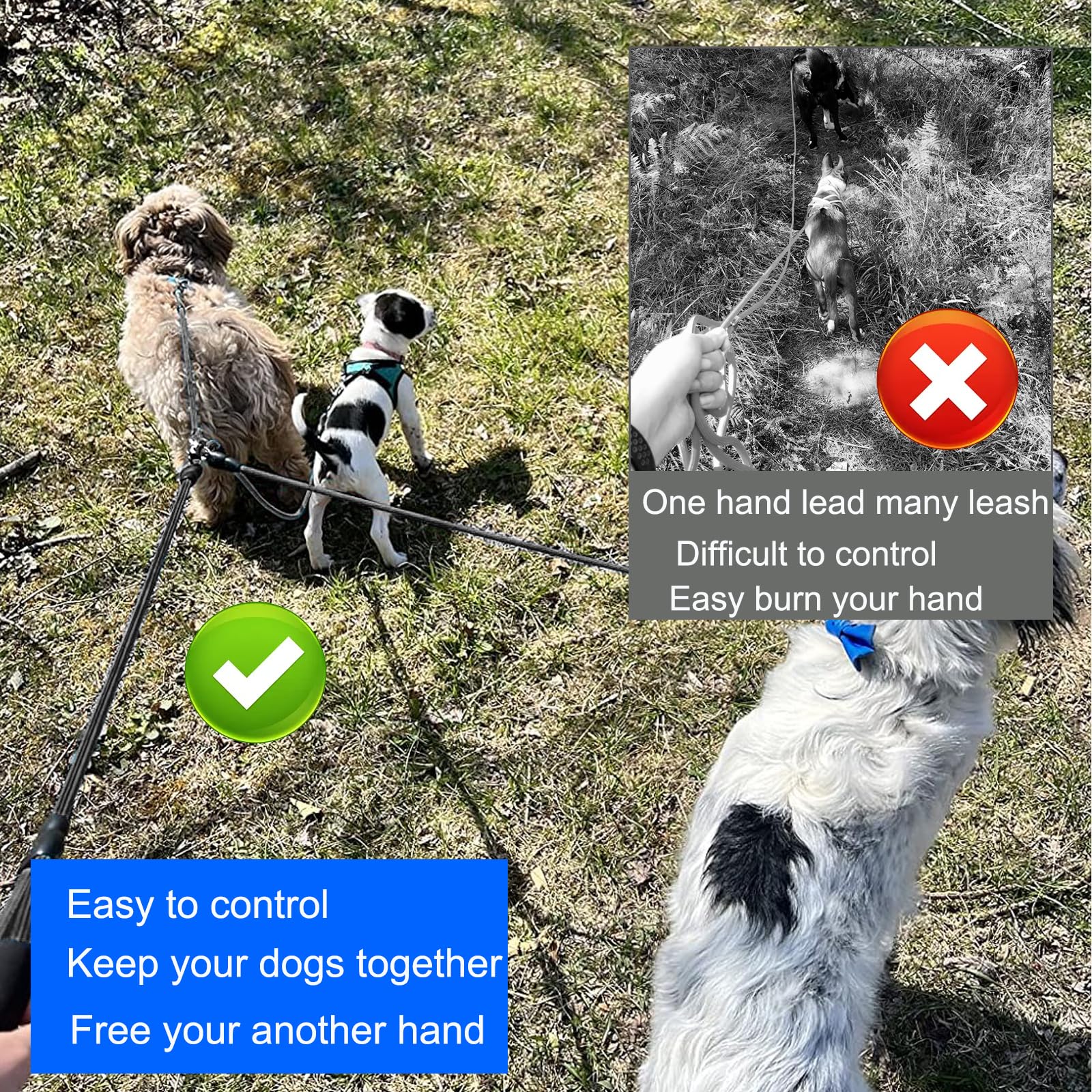 SONQUEEN 360 swivel demonstrates no-tangle movement during crossovers