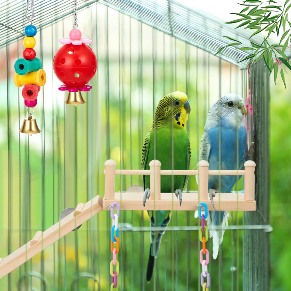 Sonwyoung colorful parrot toys collection provides visual stimulation