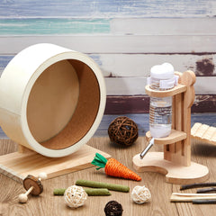 Sonwyoung hamster water bottle stand features adjustable height for comfortable hydration.