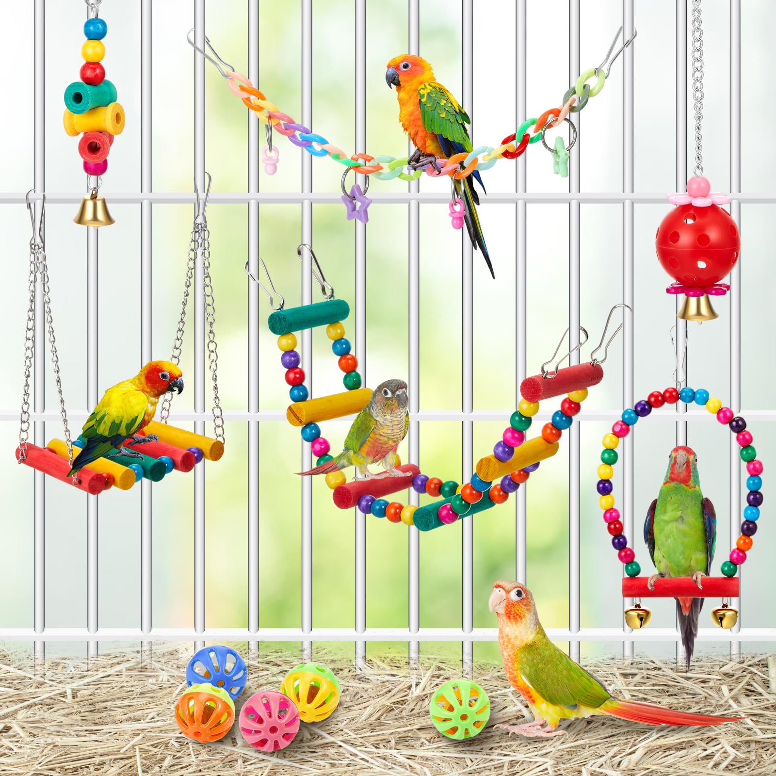 Sonwyoung removable hooks for bird cage for easy installation