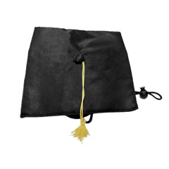 Soochat graduation cap close-up highlights soft polyester cotton and secure fit.