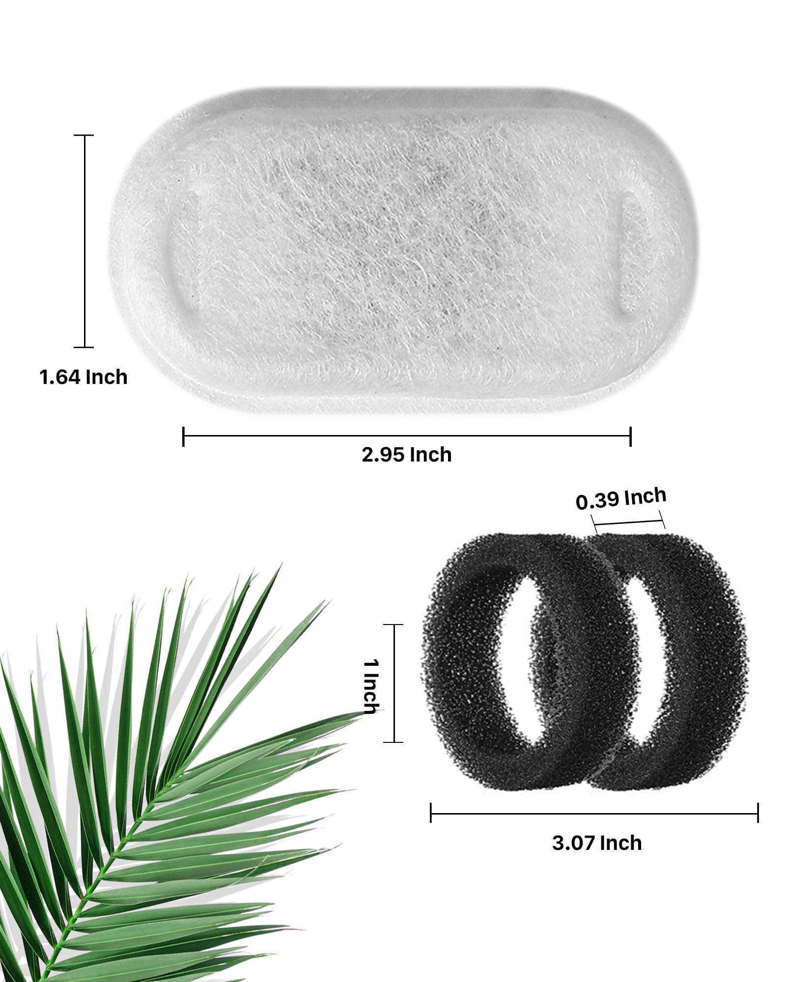 SOOFPET cat fountain filter resin component highlights metals filtration capability.