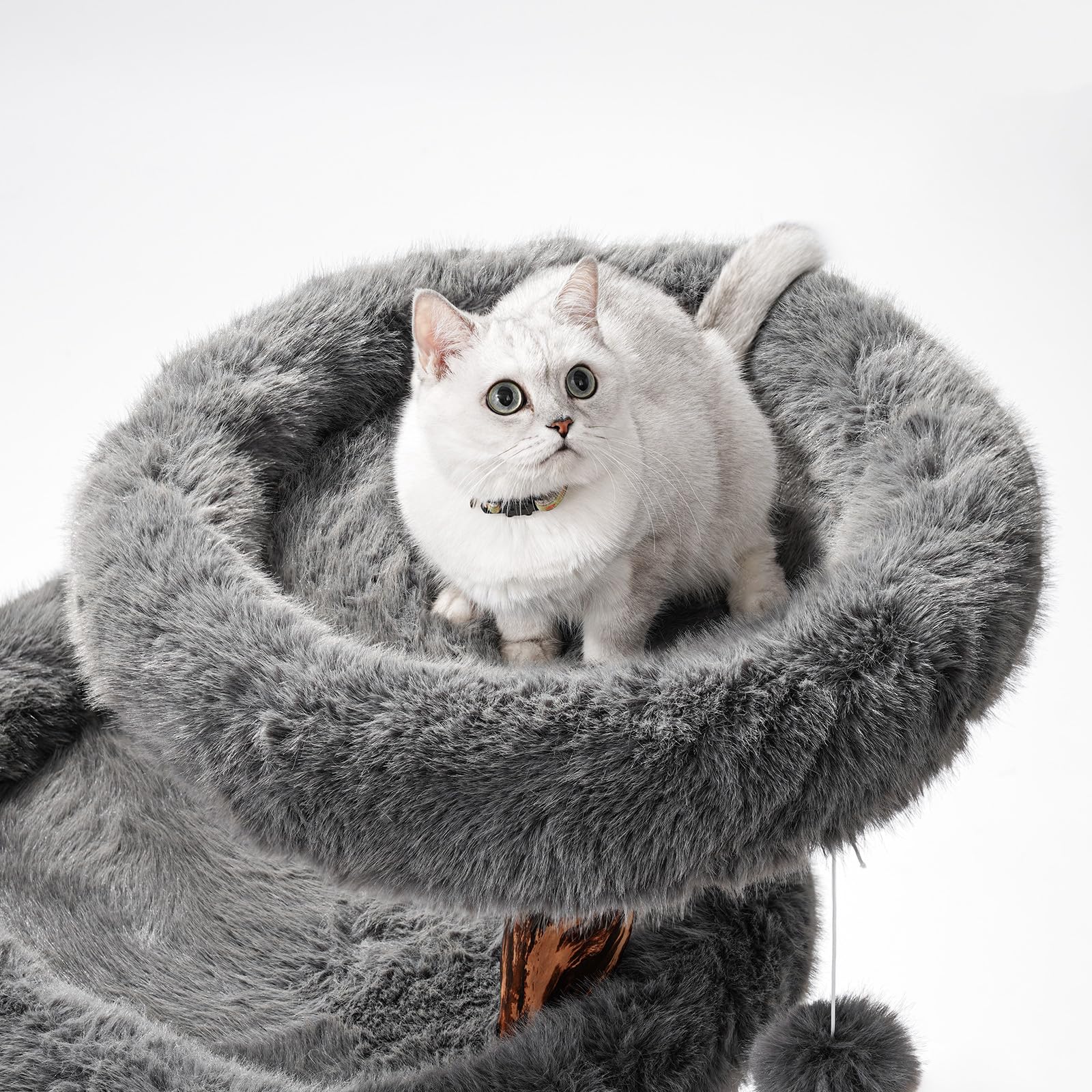 Sopapets aesthetic cat tree perches invite climbing and lounging for daily enrichment