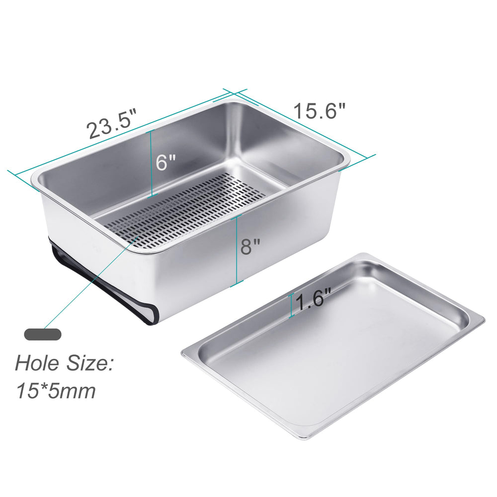 Sorstrem stainless steel construction close-up demonstrating durability and cleanability