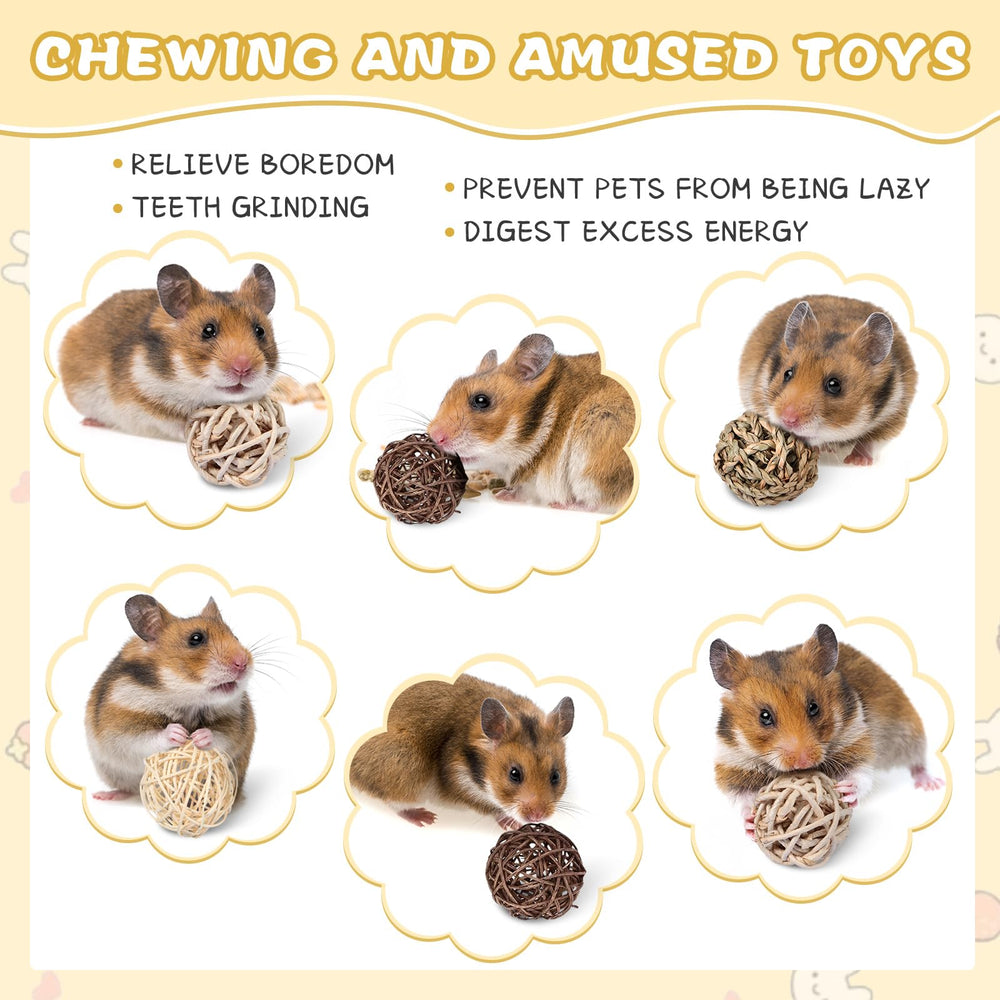 Sosation corn balls encourage activity and mood-friendly moments for small animals.