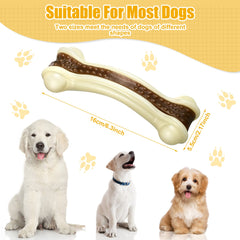 Sosation 3Pack chew toys medium curved bone keeps puppies engaged and reduces boredom