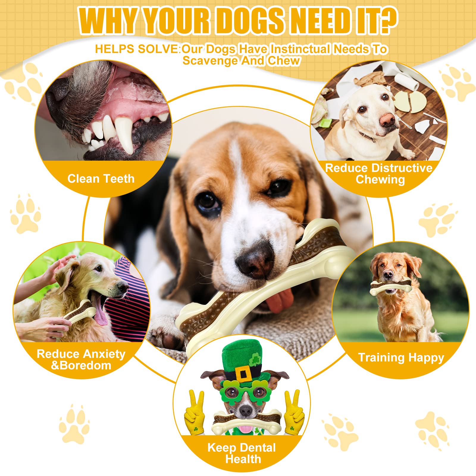 Sosation beef-flavor-infused toy used to entertain dogs