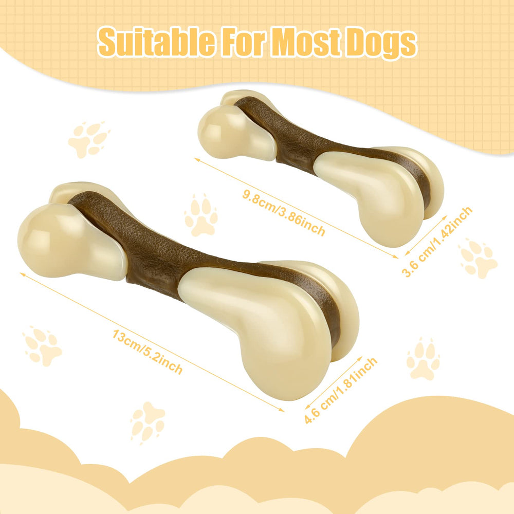 Sosation bones-shaped dog toy for small chewers promotes long-lasting engagement and teething relief.