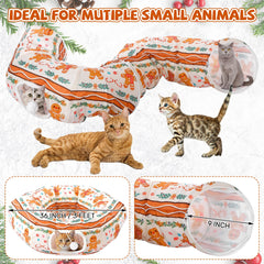 Sosation cat tunnel bed is portable and foldable for easy travel and storage