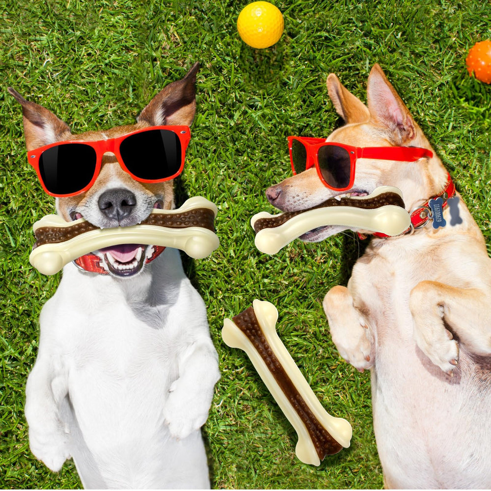 Sosation dogs dental-support chew toy helps clean teeth and reduce tartar with regular use.