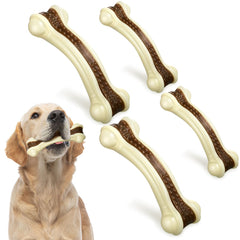 Sosation indestructible nylon dog bone—medium size, ideal for aggressive chewers and daily chewing.