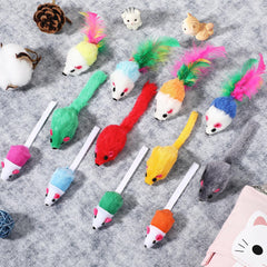 Sosation sand filled rattle mouse design for engaging chase