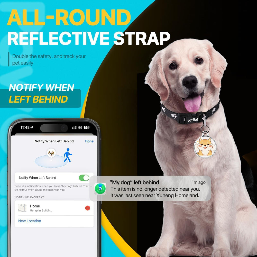 sotfkd cat tracke collar waterproof design keeps working in rain and mud.
