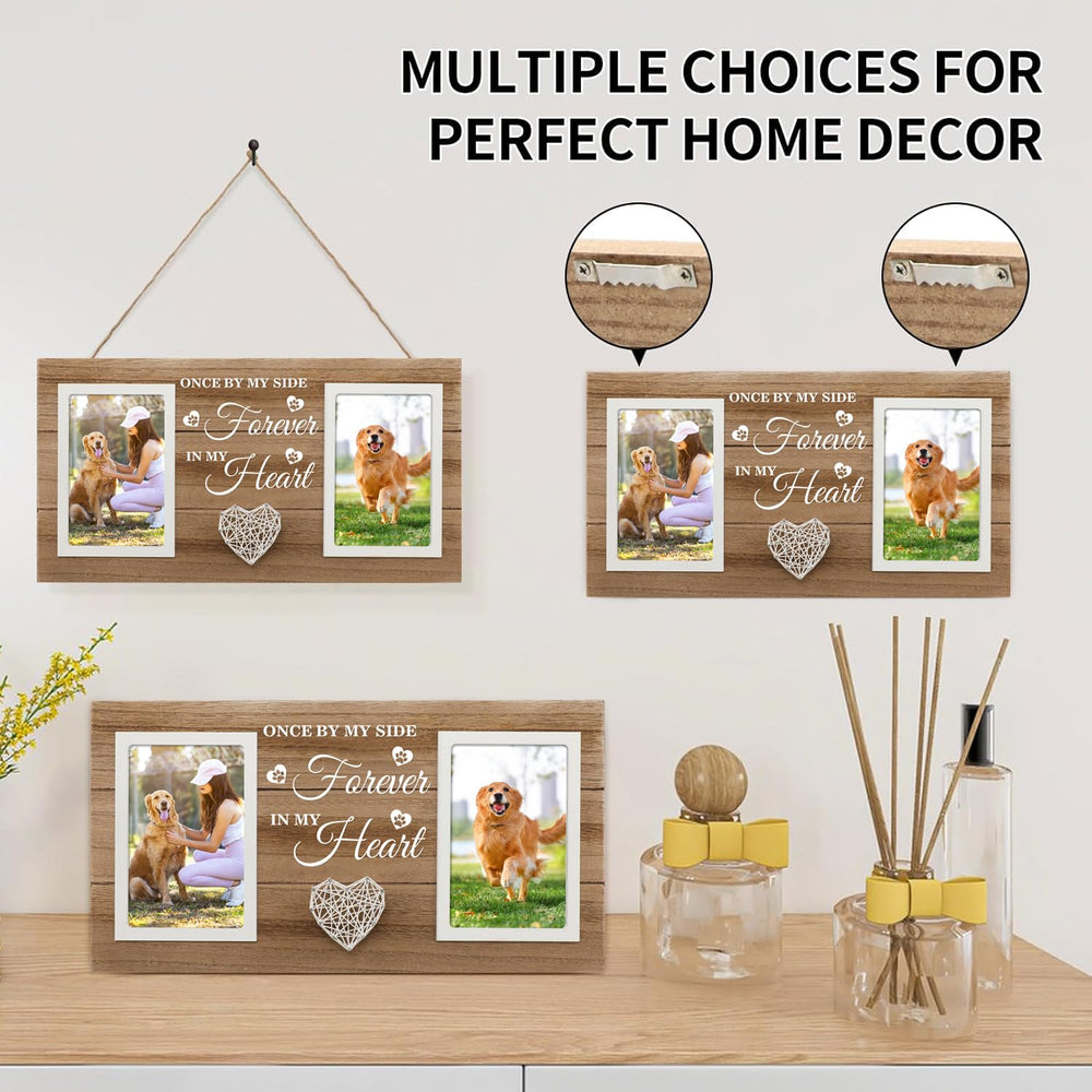 SOUHONEY dog memorial frame in 10x8 size for prominent display.