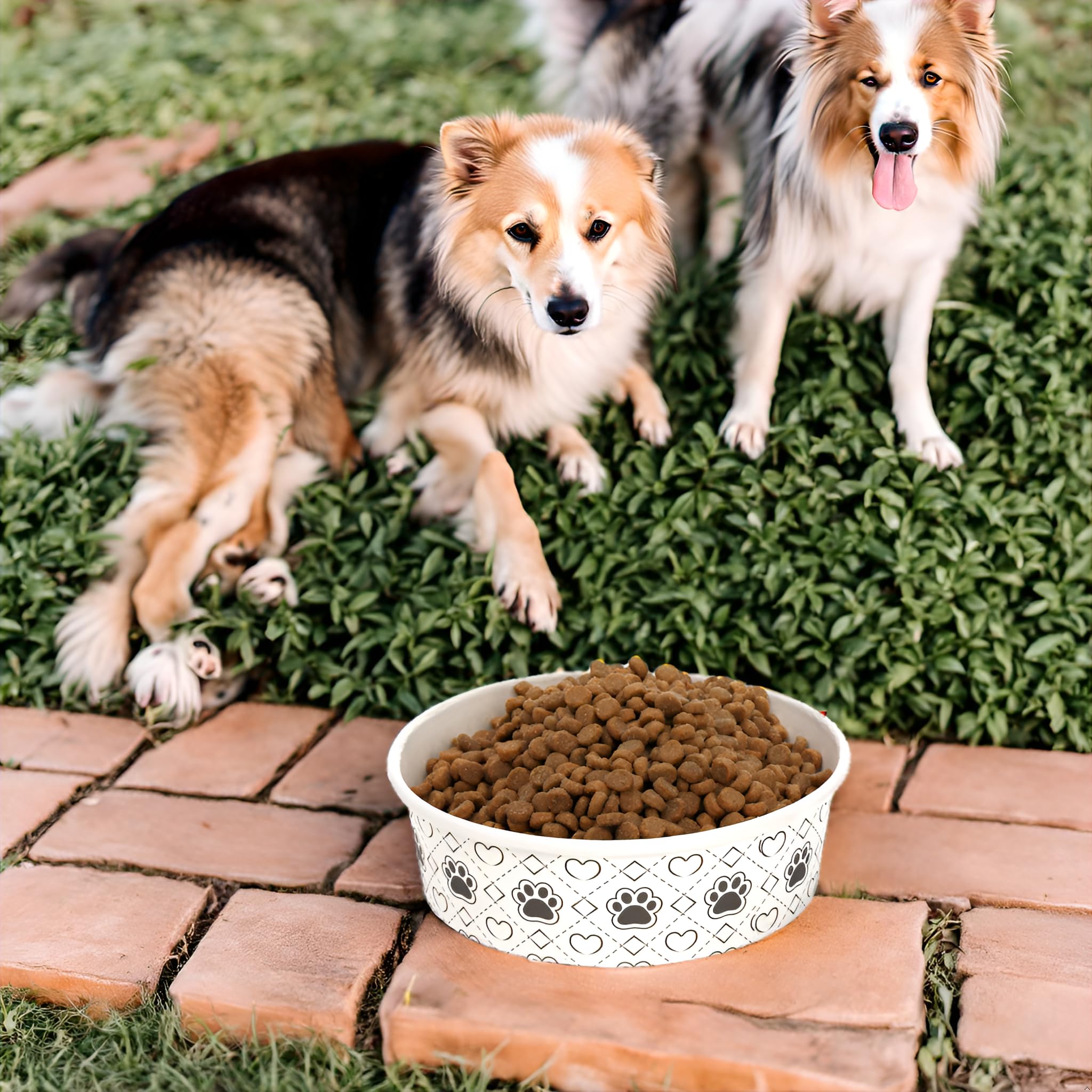 SOUJOY multi-purpose bowls handle dry, wet, or water for pets anywhere