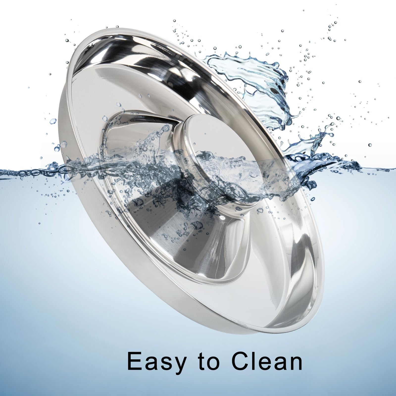 SOUJOY non-skid bottom keeps bowls in place during mealtime.