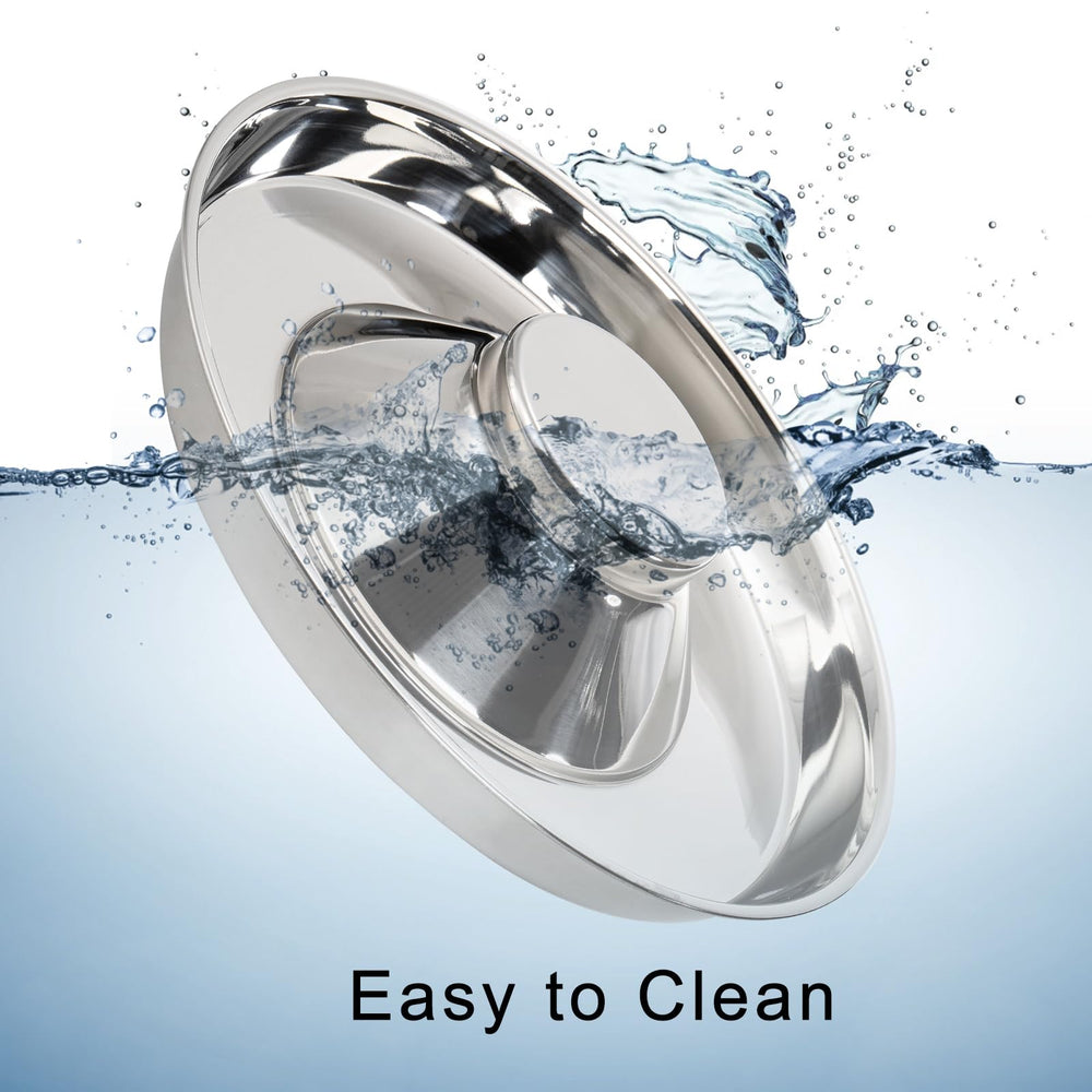 SOUJOY non-skid bottom keeps bowls in place during mealtime.