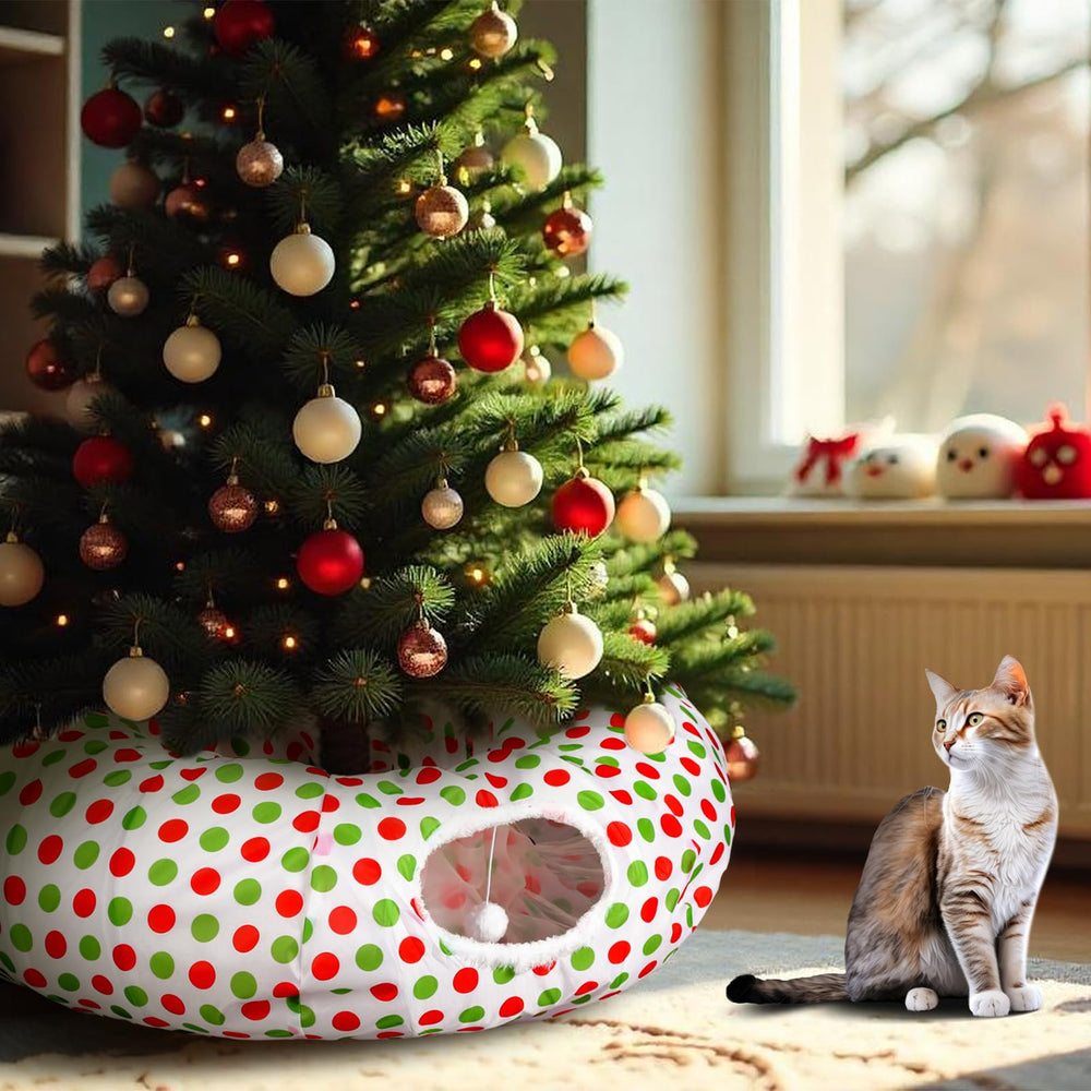 Soulchen cat tunnel play passage enables kittens to explore and exercise indoors.