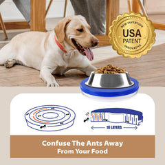 SoulThink Ant Proof Bowl Tray indoor use demonstrates versatile placement under bowls