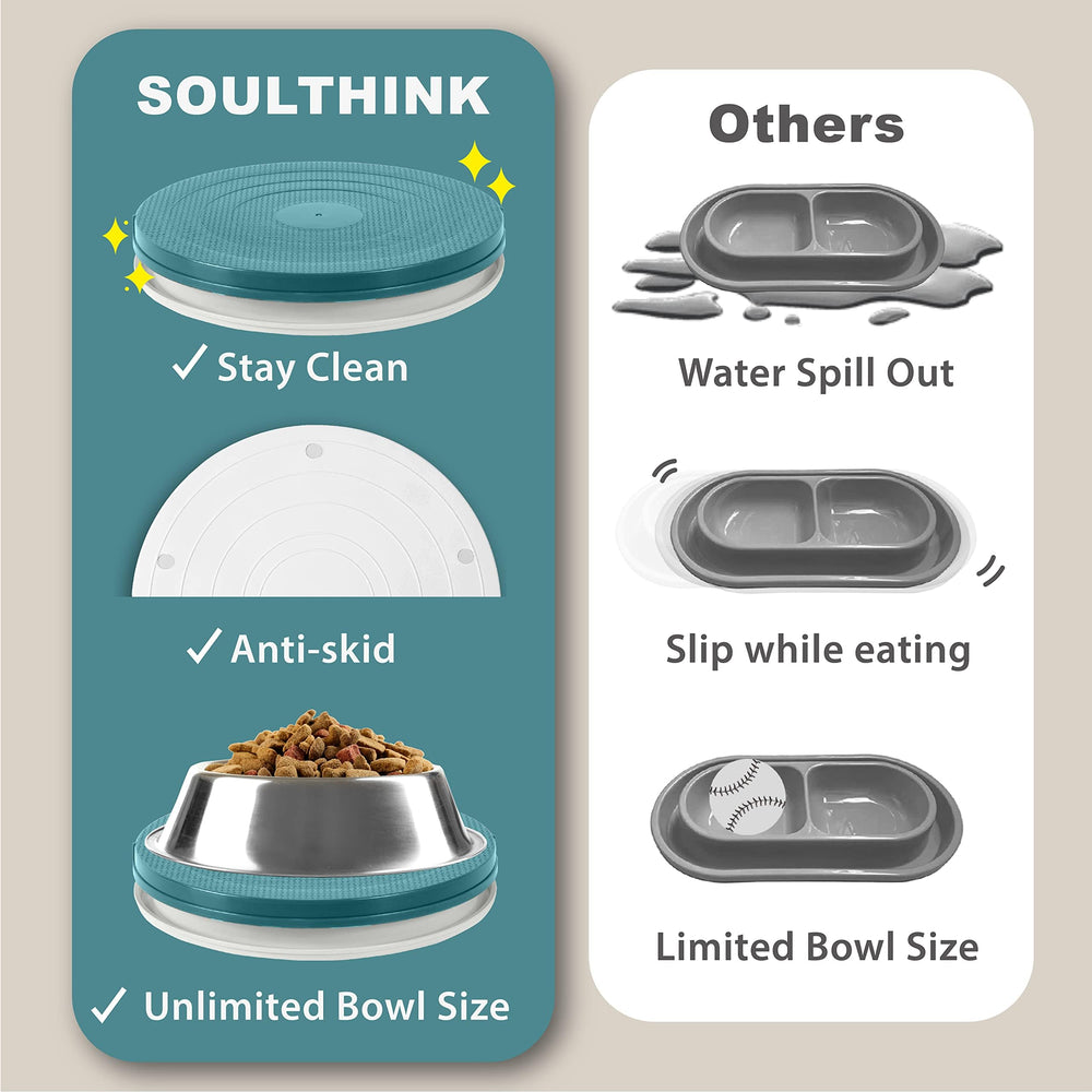 SoulThink Ant Proof Tray patent-backed design deters ants without chemicals.