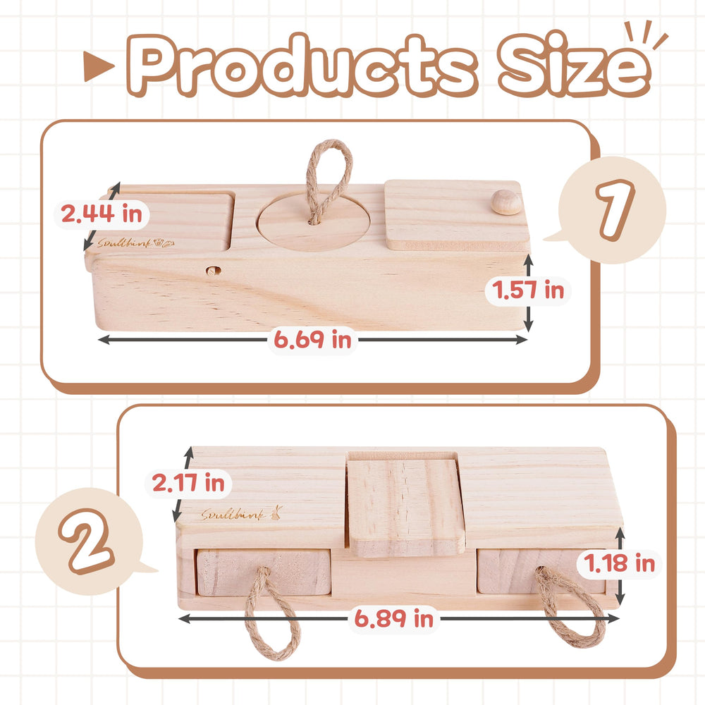 SoulThink Untreated pinewood safety materials emphasize chew‑friendly construction.