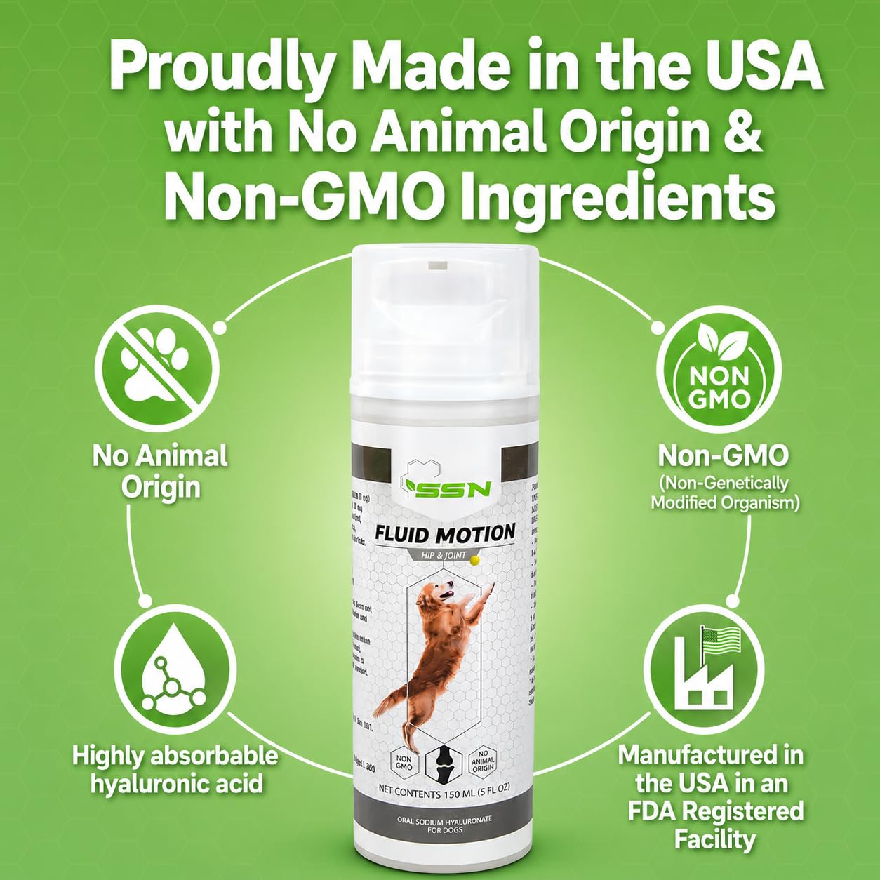 Sound Science Fluid Motion supports mobility for senior dogs.