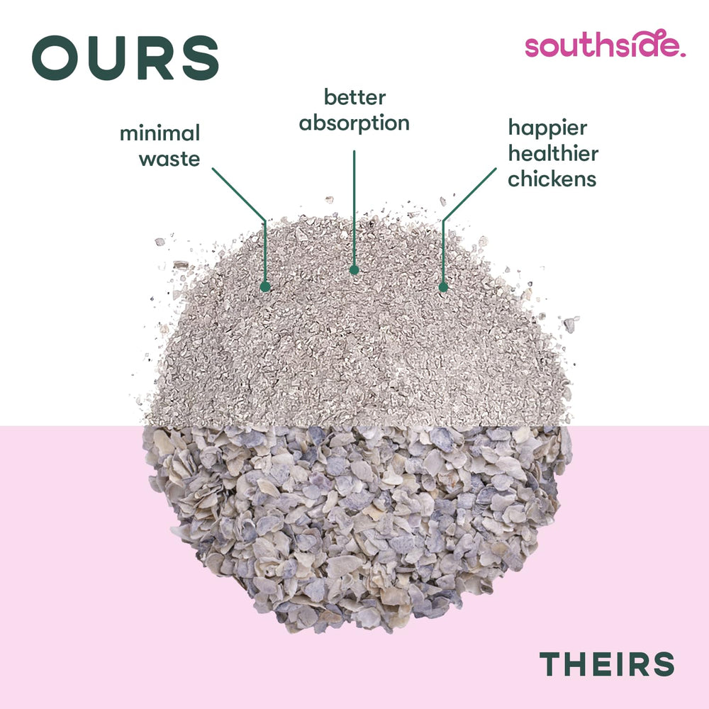 Southside Plants Oyster Shell Flour coating insects supports reptile nutrition before feeding