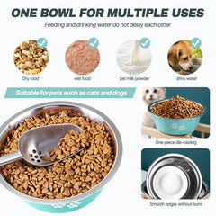 SOUXU insulated design dog bowl, 29 oz capacity, helps maintain temps for longer meals