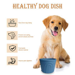 SOV dog slow feeder bowl dishwasher-safe image emphasizes easy cleaning.