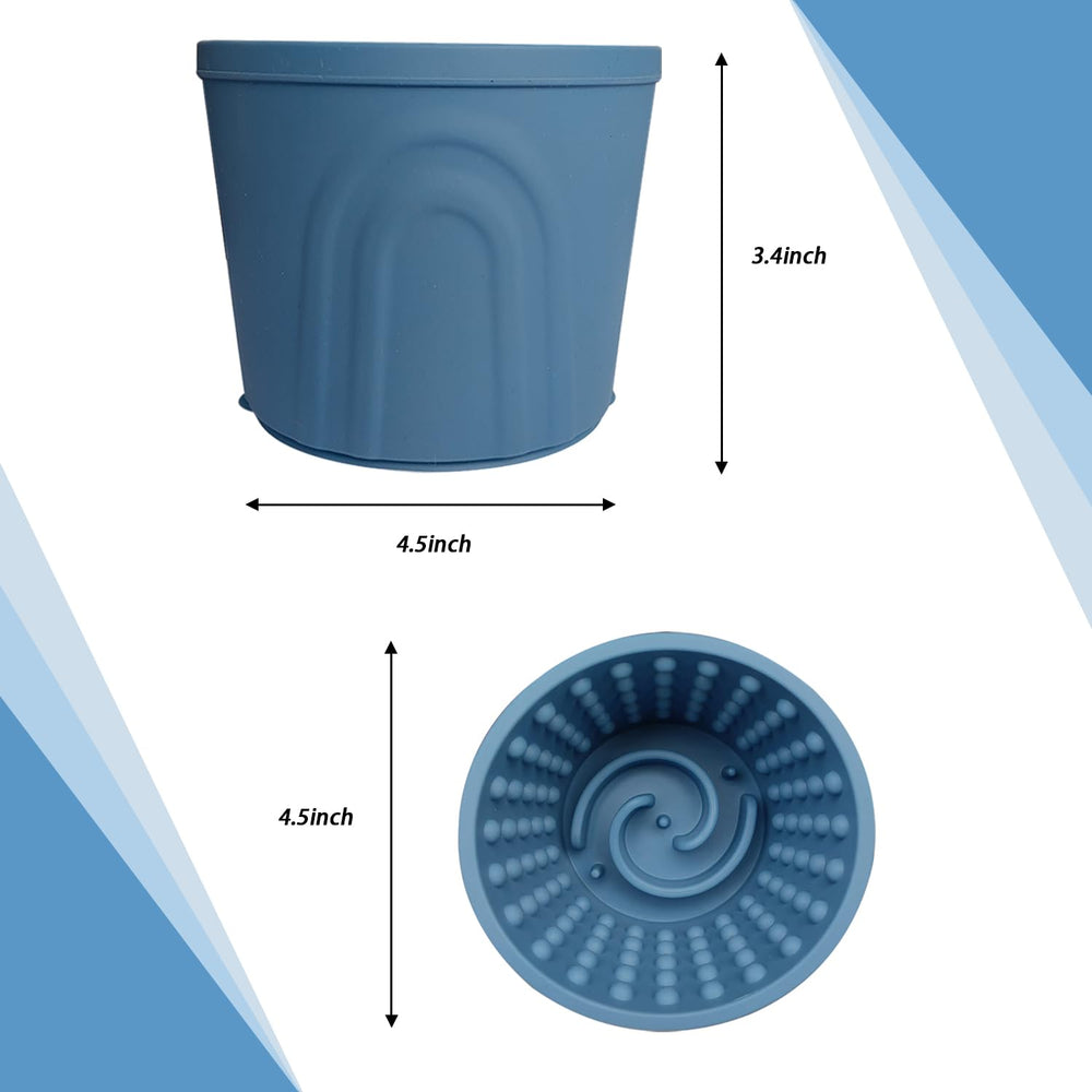 SOV dog slow feeder bowl durable-material conveys long-lasting silicone construction.