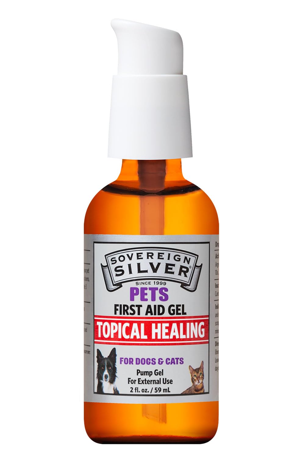 Sovereign Silver Pets First Aid Gel open box shown for easy access during home pet care
