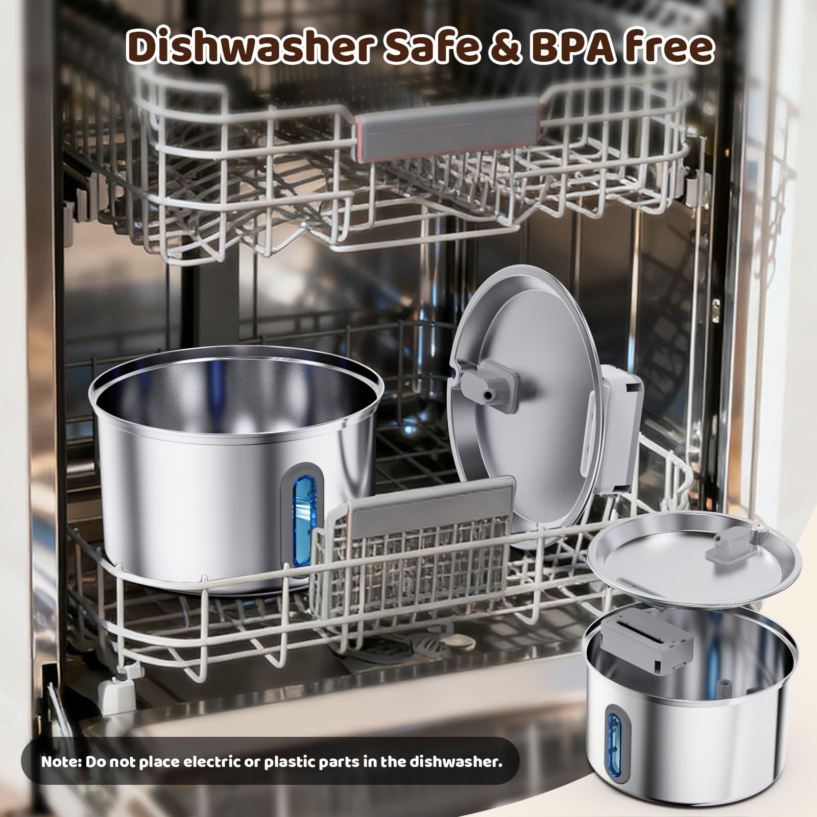 Soxmuc stainless steel design is easy to clean, saving you time.