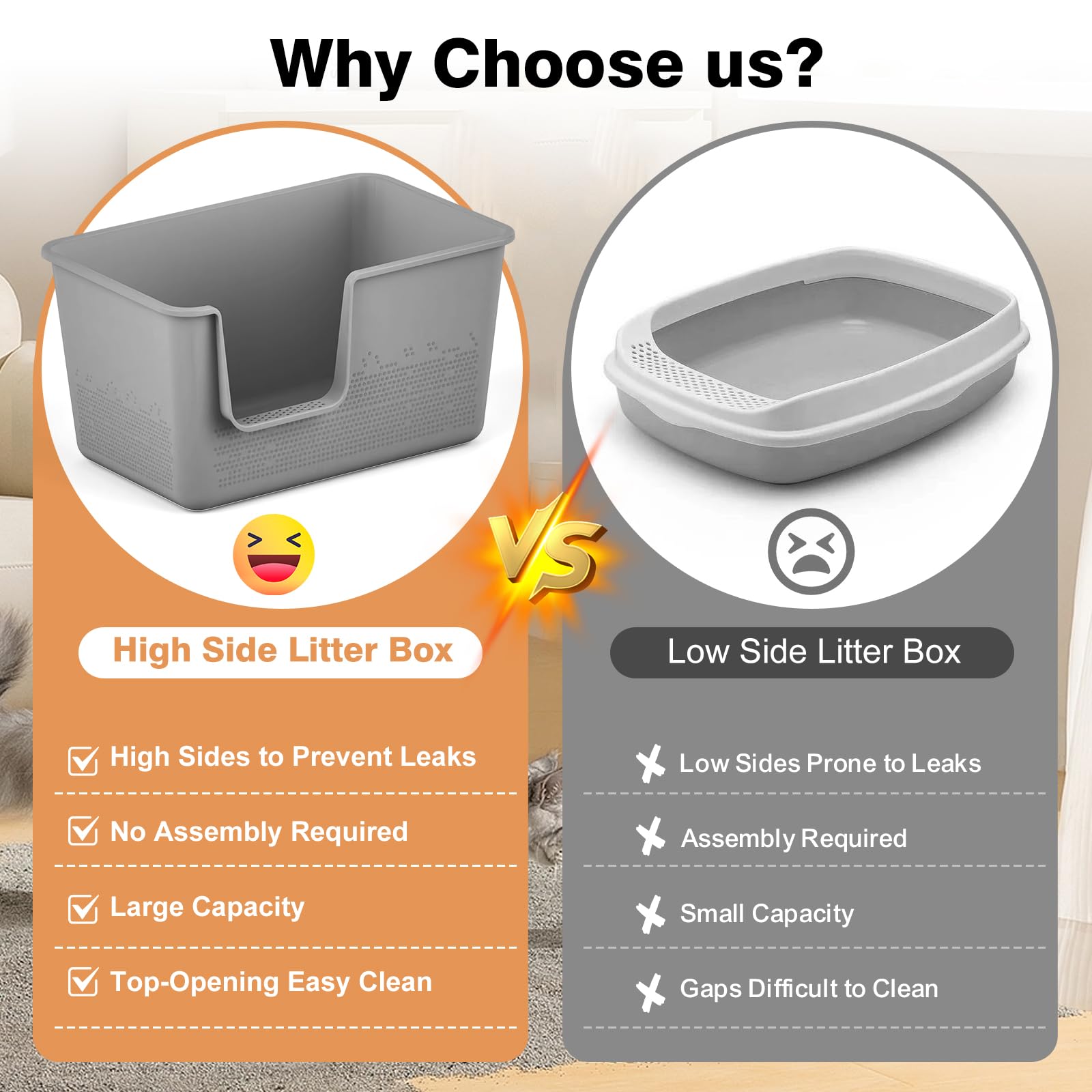 SpaceTime cat litter box suitable for indoor use keeps homes hygienic and organized