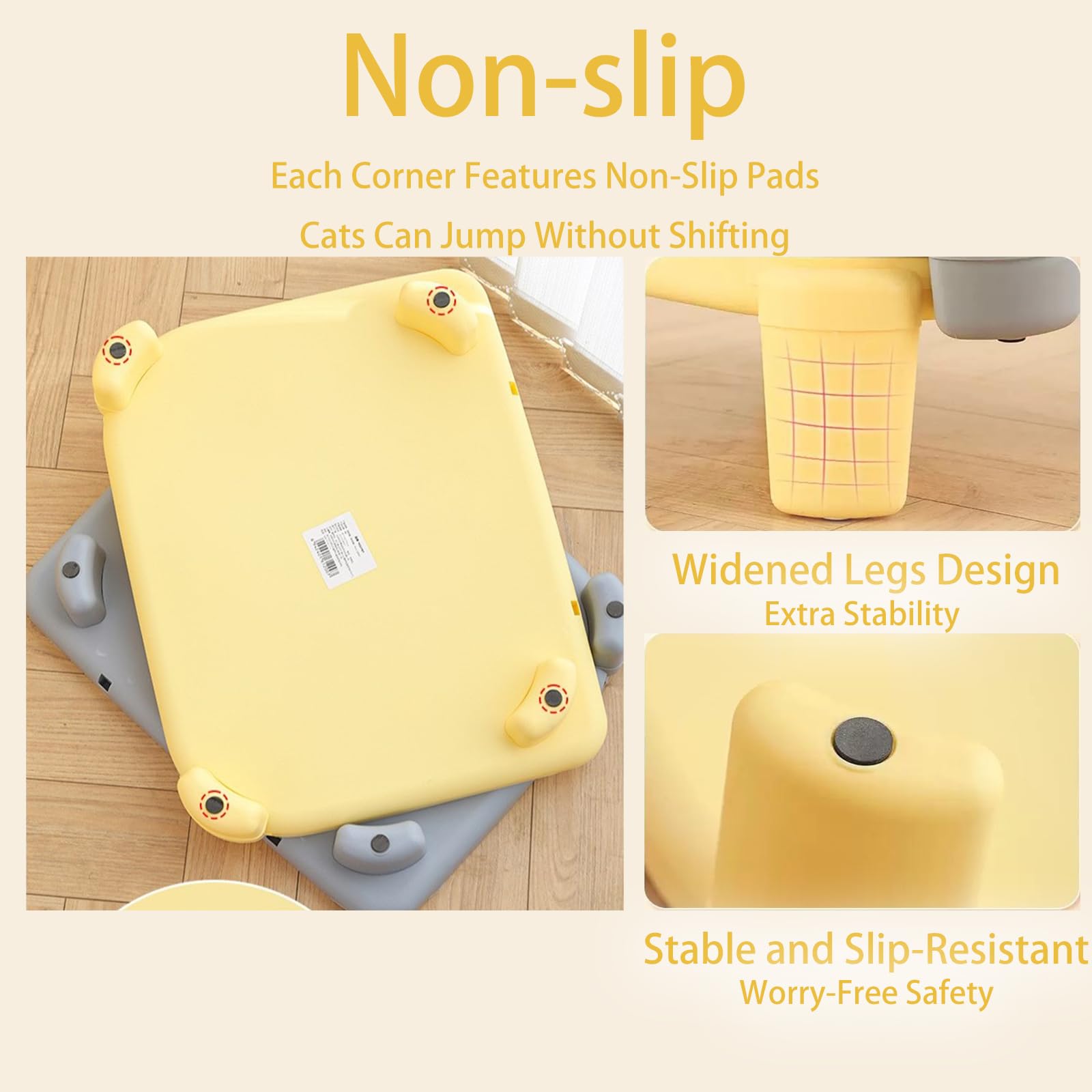 SpaceTime large-size mat fits many boxes, reducing overflow and spillage.