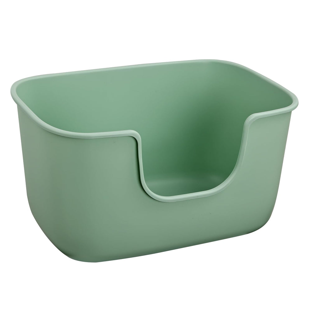 SpaceTime extra large litter box with high sides to prevent mess and spills