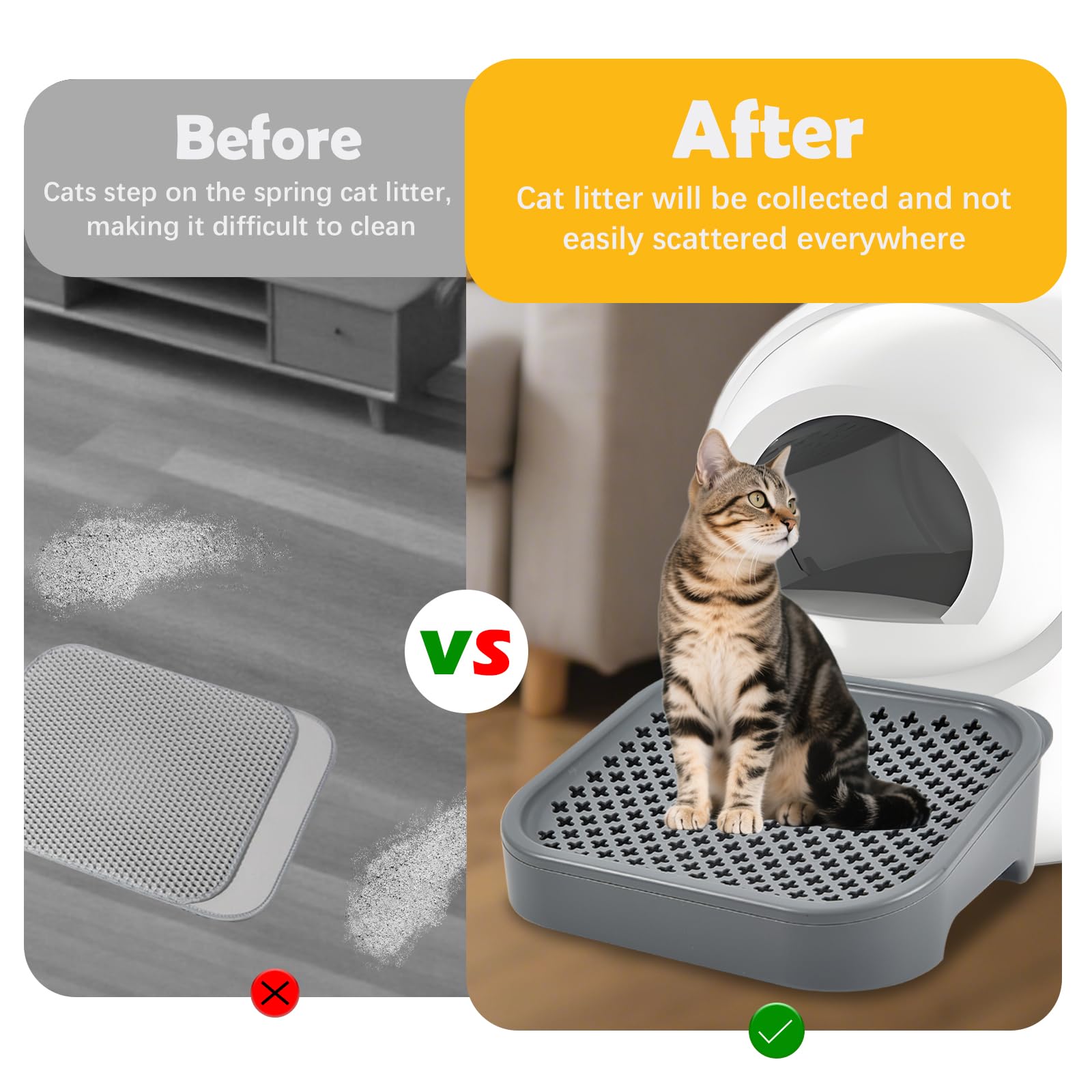 SpaceTime floor-protecting pad shields wood and tile while keeping paws comfy.