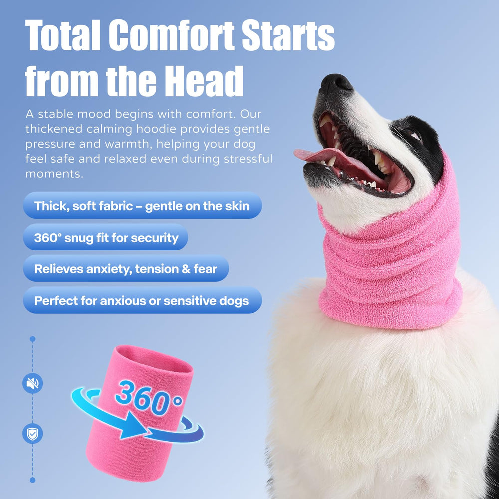 Spajoy calming band on a cat’s ears during grooming for comfort.