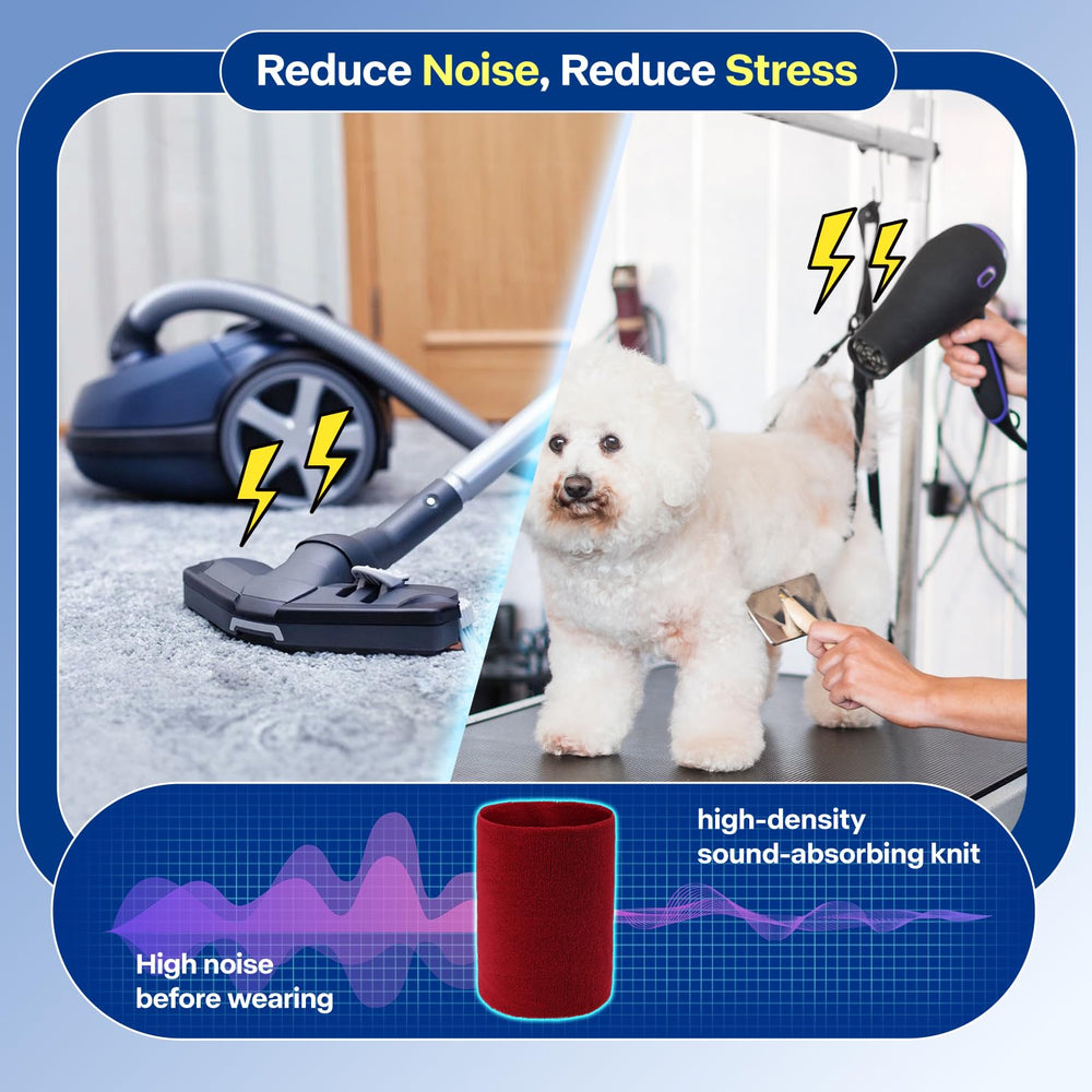 Spajoy calming band elastic neck provides comfortable, flexible wear for pets.