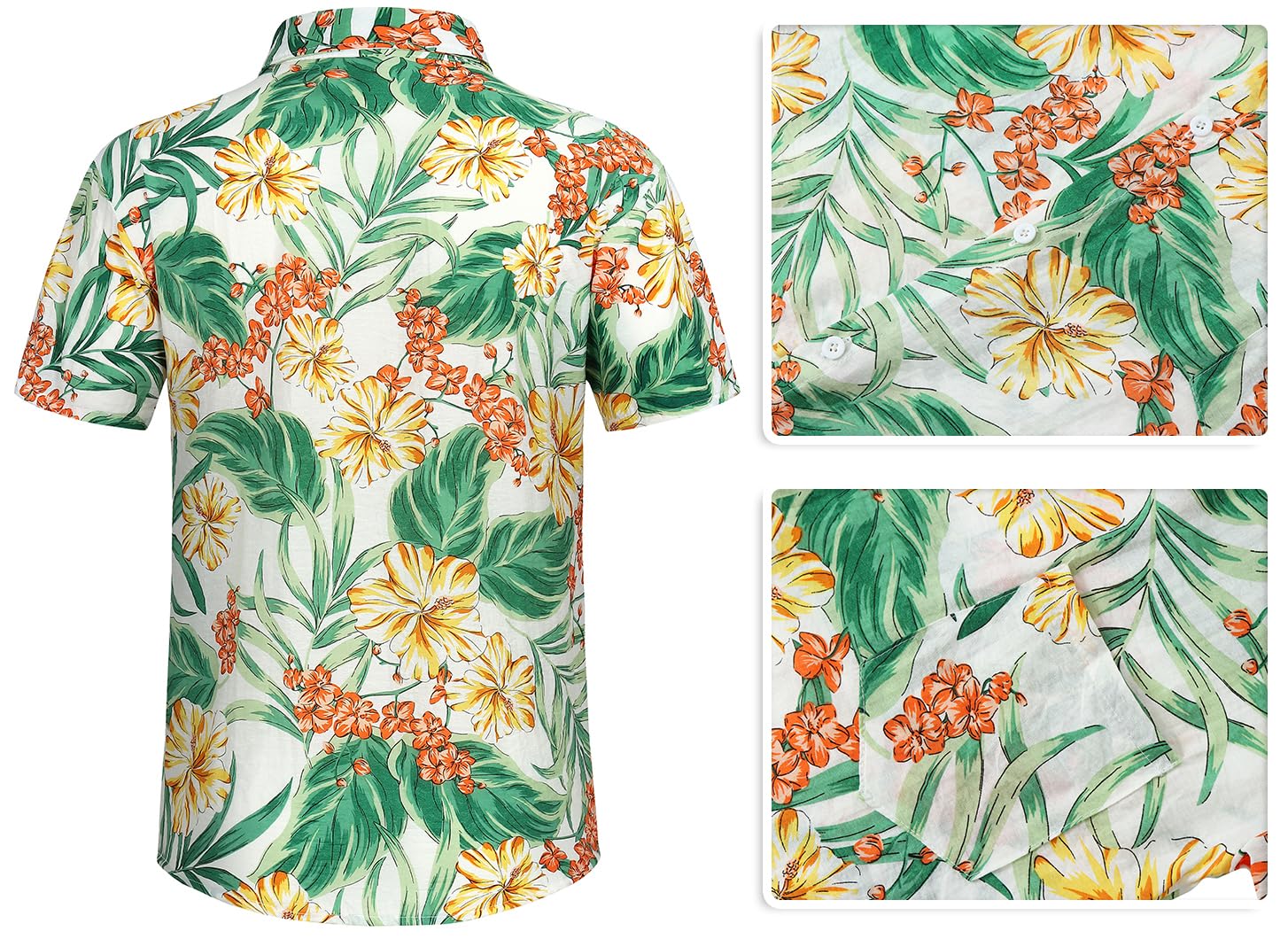 Spajoy Hawaii design closeup showing floral pattern and bright colors