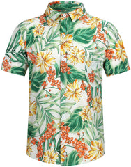 Spajoy Hawaii dog-shirt back view showing vibrant colors for outdoor photos
