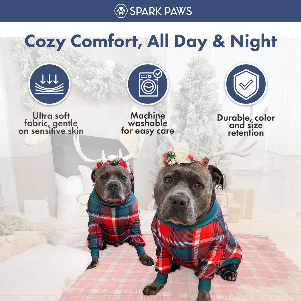 Spark Paws pajama interior lining provides hug-like calm feeling.