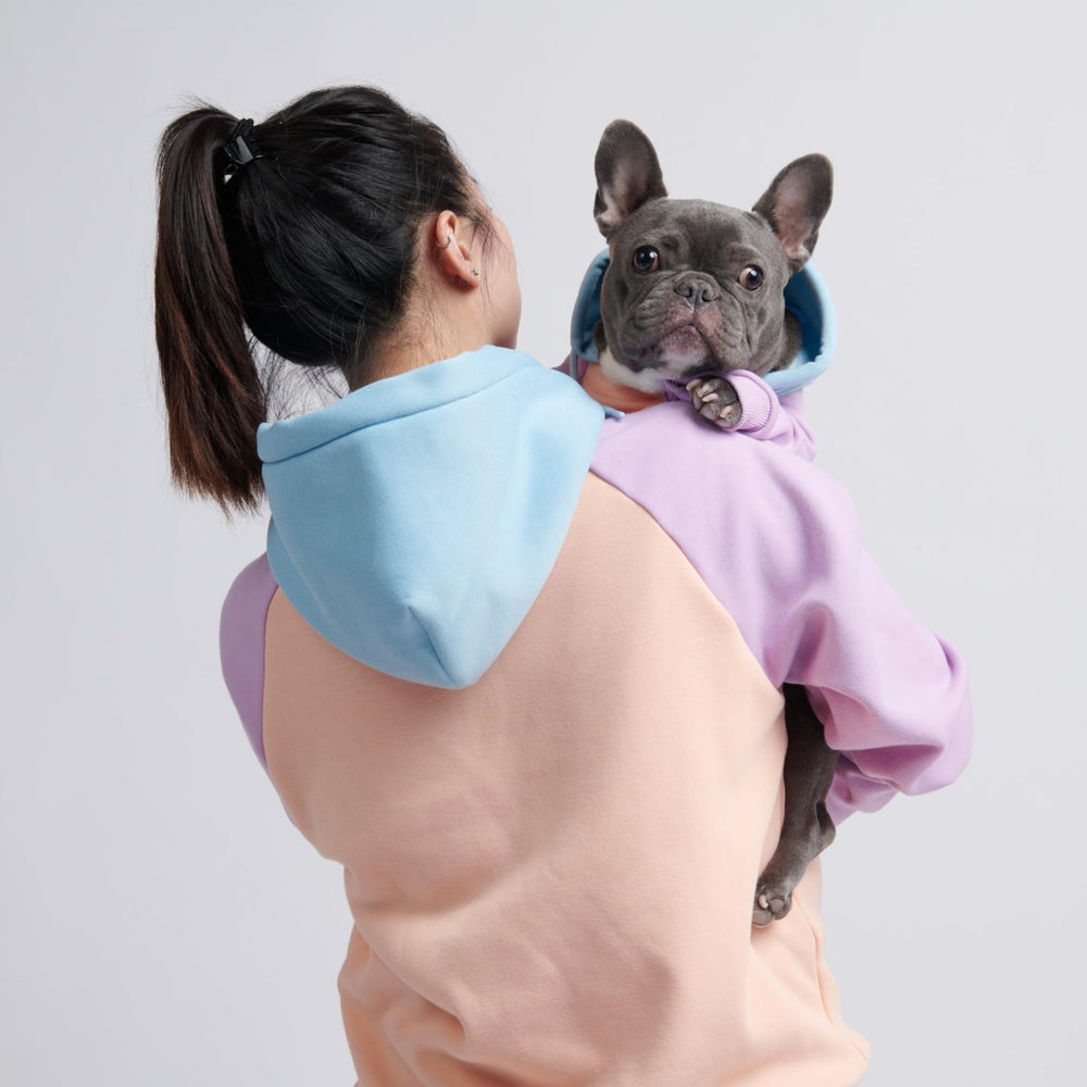 Spark Paws Dog Hoodie butter-stretch fabric close-up highlights soft, durable texture.