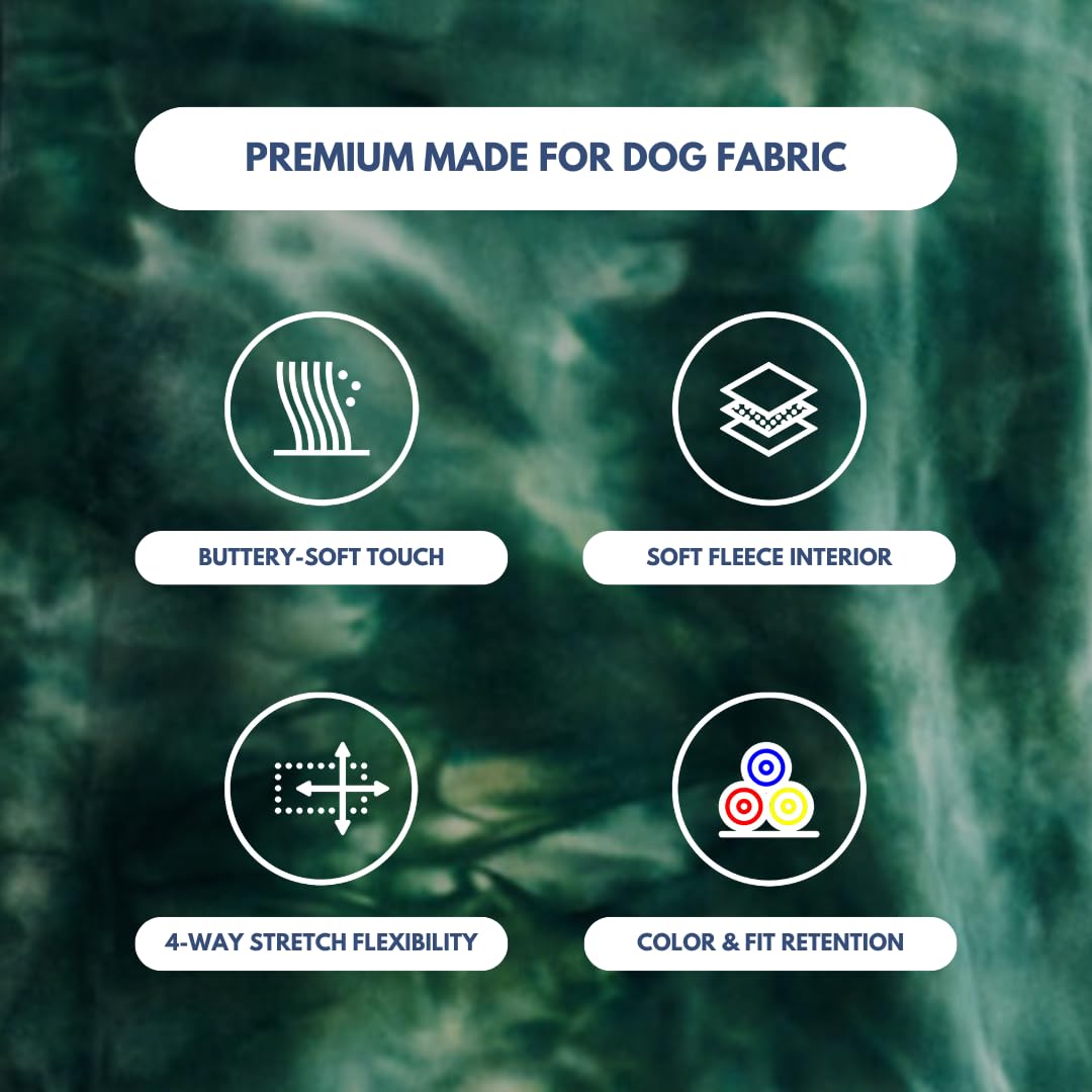 Spark Paws dog hoodie fleece interior emphasizes calming soft insulation