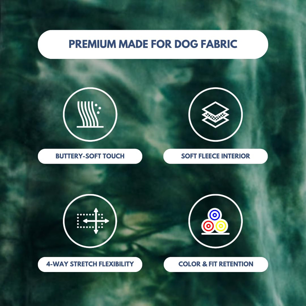 Spark Paws dog hoodie fleece interior emphasizes calming soft insulation