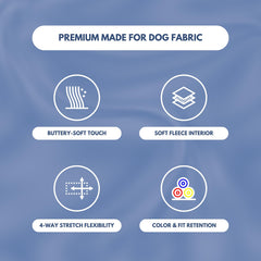 Spark Paws dog hoodie leash opening demonstrates easy harness access