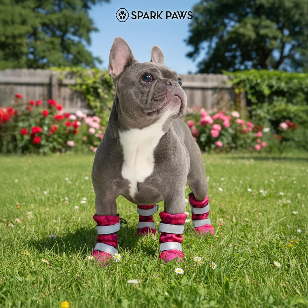 Spark Paws size guide aids finding the perfect fit for medium to large dogs.